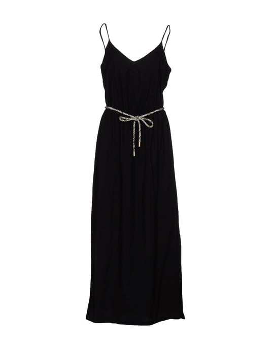 Sessun Black Full Length Slip Dress