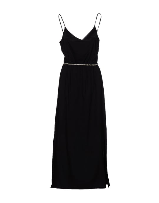 Sessun Black Full Length Slip Dress