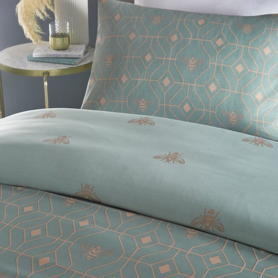 Bee Deco Geometric Duvet Cover Set - Image 3