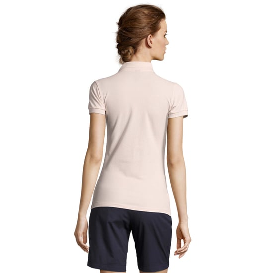 SOLS Vrouwen/dames Mensen Pique Korte Mouw Katoenen Poloshirt (Lichtroze) - Image 2