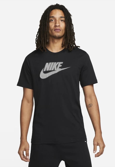 Nike Sportswear hybride T-shirt voor heren in zwart - Image 1