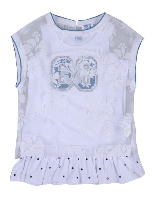 Monnalisa White Girls' Dress
