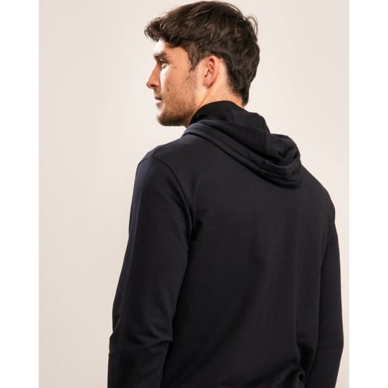 Armani Exchange Mens Lapped Zipper Logo Hoodie - Image 5