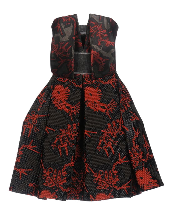 Kenzo Black Jacquard Dress