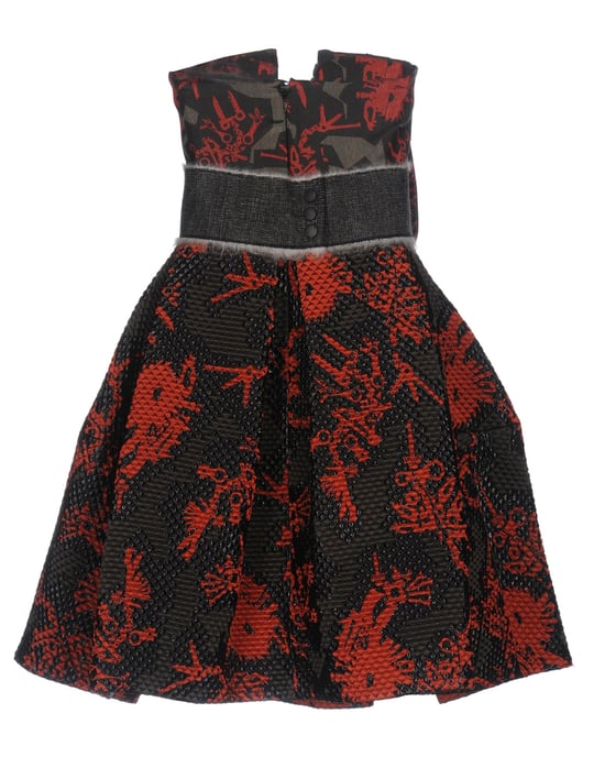 Kenzo Black Jacquard Dress