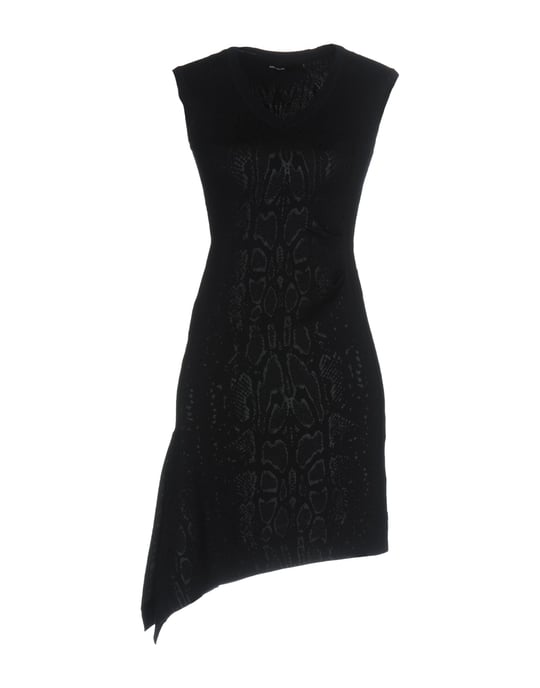 Karen Millen Dark Blue Lightweight Knit Sleeveless Dress