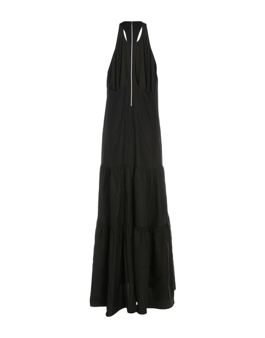 L'Agence Black Sleeveless Full Length Dress