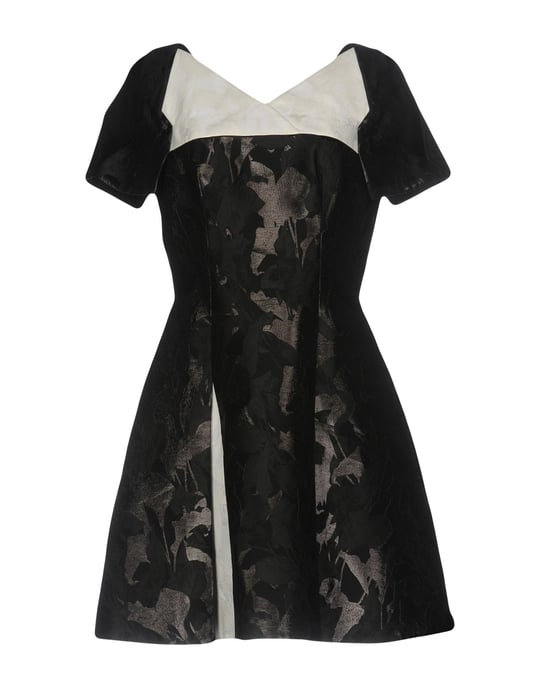 Peter Pilotto Black Cotton Jacquard Dress
