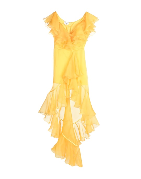 Leitmotiv Yellow Silk Dress