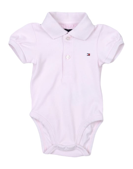 Tommy Hilfiger Girls' Cotton Bodysuit in Pink