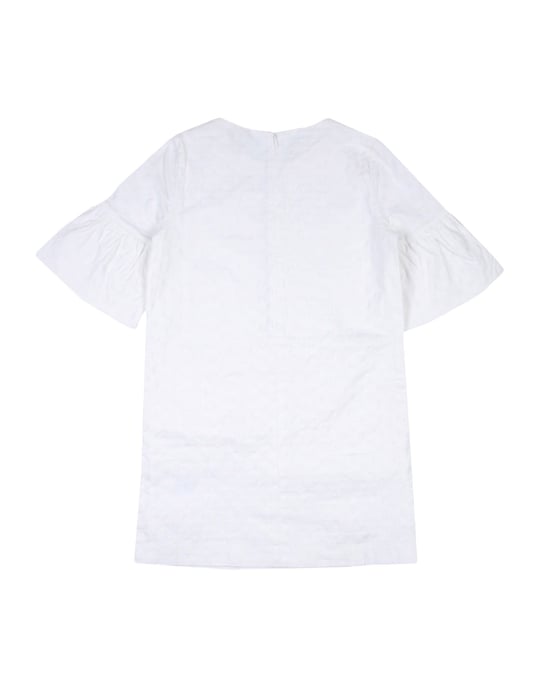 Tommy Hilfiger White Girls' Cotton Dress