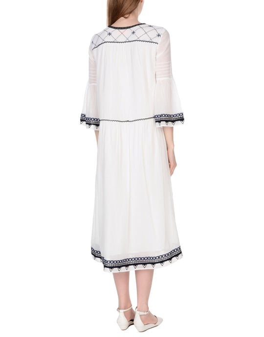 Ba&Sh White Cotton Dress