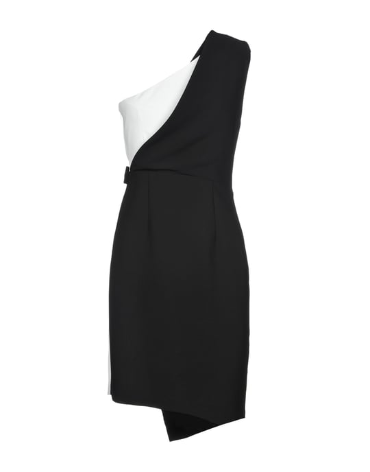 Kaos Monochrome One Shoulder Dress