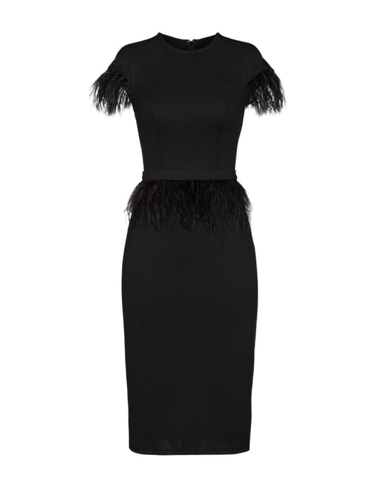 Isabel Garcia Black Pencil Length Dress