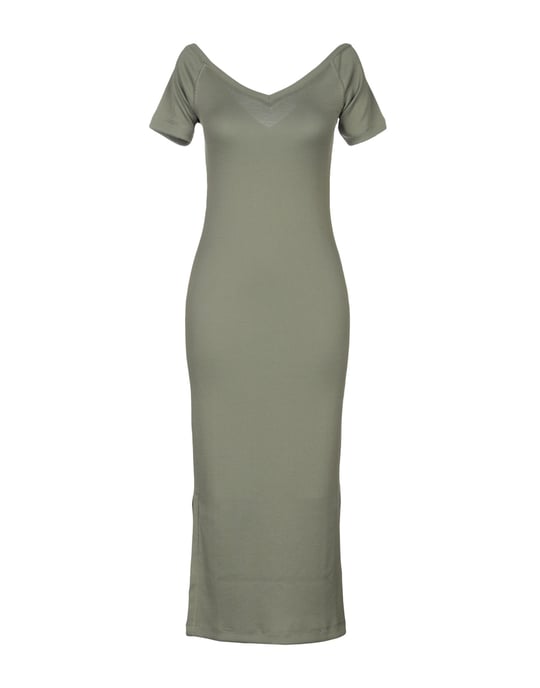 Cheap Monday Military Green Stretch Short Sleeve Dress