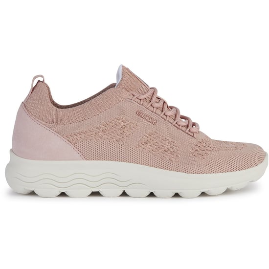 Geox D Spherica A Leren Dames Lichtroze Trainers - Image 5