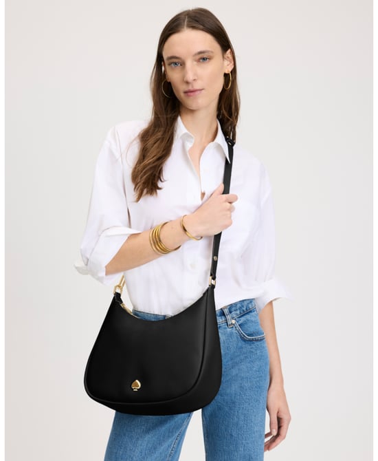 Kayla Pebbled Leather Large Shoulder Bag