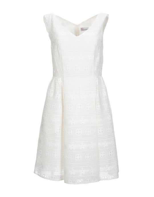 Redvalentino Ivory Lace Dress