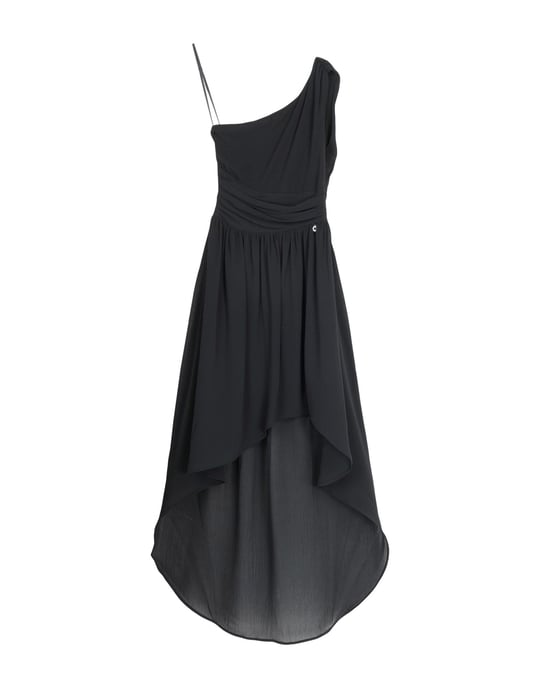 Koralline Black One Shoulder Dress