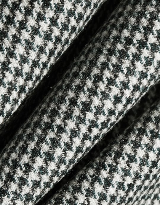 Raoul Green Wool Short Sleeve Dress