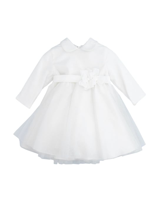 Aletta Girls' White Cotton Dress