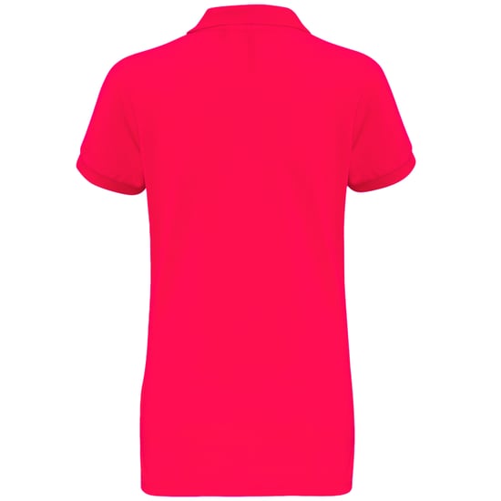 Asquith & Fox Womens/Ladies Short Sleeve Performance Blend Polo Shirt (Hot Pink) - Image 2