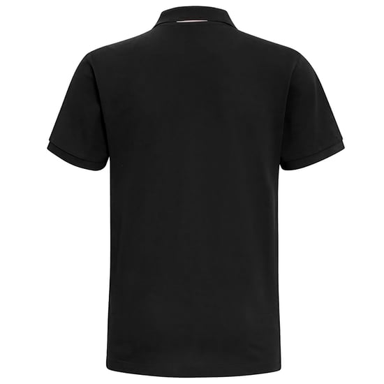 Asquith & Fox Mens Classic Fit Contrast Polo Shirt (Black/ White) - Image 2