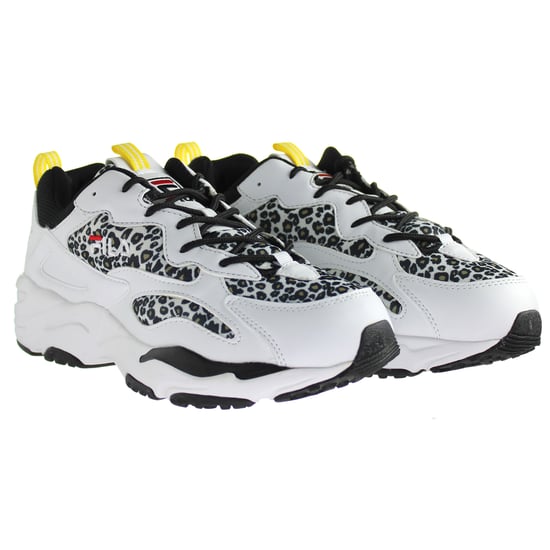 Fila Ray Tracer Womens White/Black Trainers