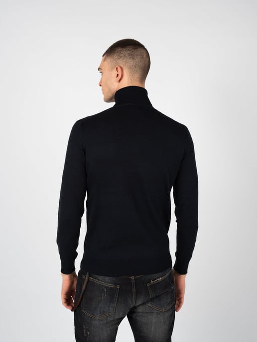 Xagon Man Pullover Turtleneck Men's Blue - Image 4