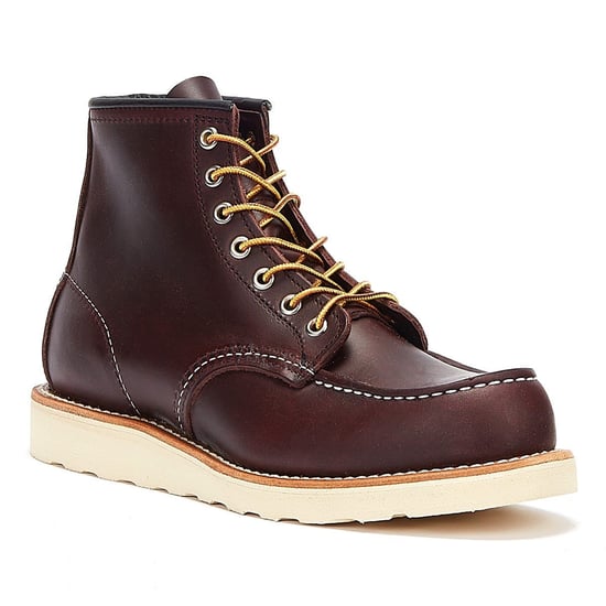 Red Wing Shoes Classic Moc Toe Excilbur Mens Black Cherry Boots - Image 2