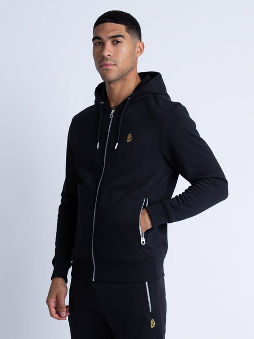 Luke 1977 Men's Berlin 2 Zip Hoodie in Black