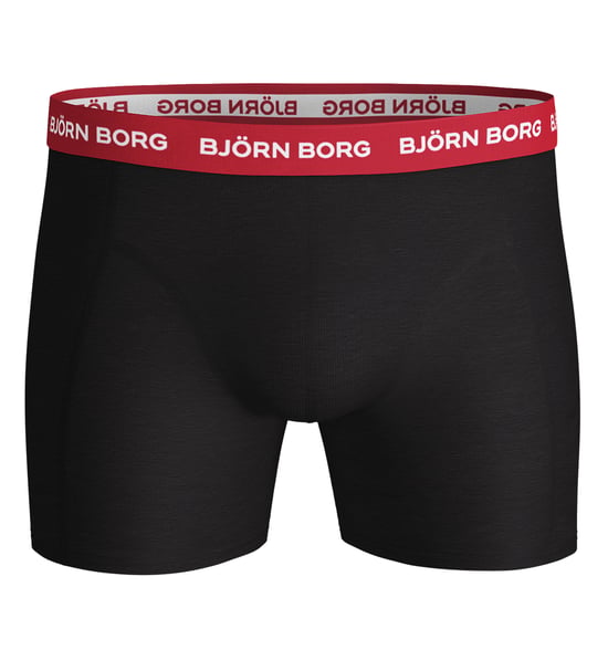Björn Borg - 3 Par Herr Cotton Rich Comfort Stretch Fit Boxershorts - Svart Mix - Image 2