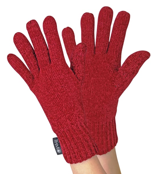 THMO - Womens Outdoor Thermal Winter Chenille 3M Thinsulate Gloves - Image 1