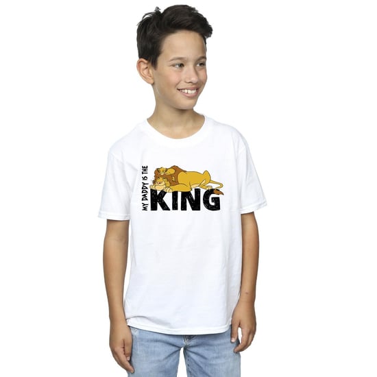 Disney Boys The Lion King Daddy Is King T-Shirt (White)