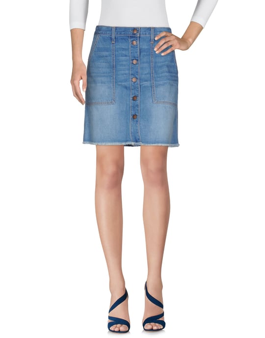 Current/Elliott Blue Denim Mini Skirt
