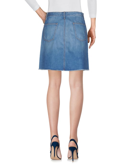 Current/Elliott Blue Denim Mini Skirt