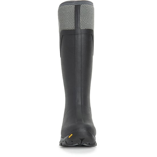 Muck Laarzen Arctic Ice Tall Rubber Zwart/Grijs Geometrische Wellington Laarzen - Image 3