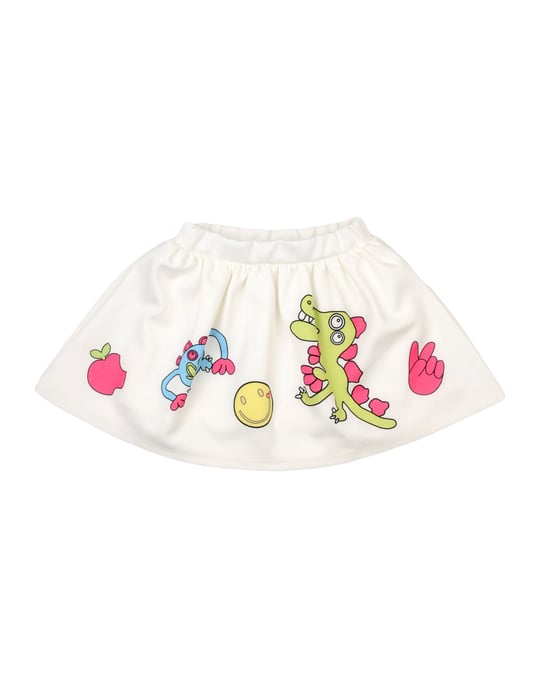 Paesaggino White Girls' Skirt