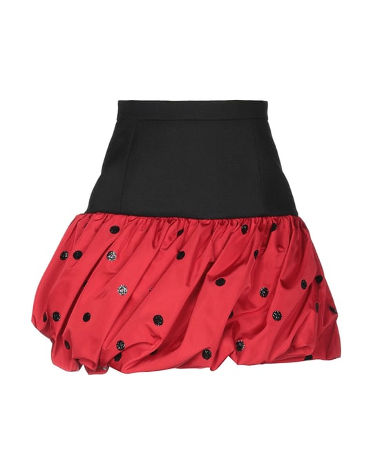 SKIRTS Woman Saint Laurent Red Silk
