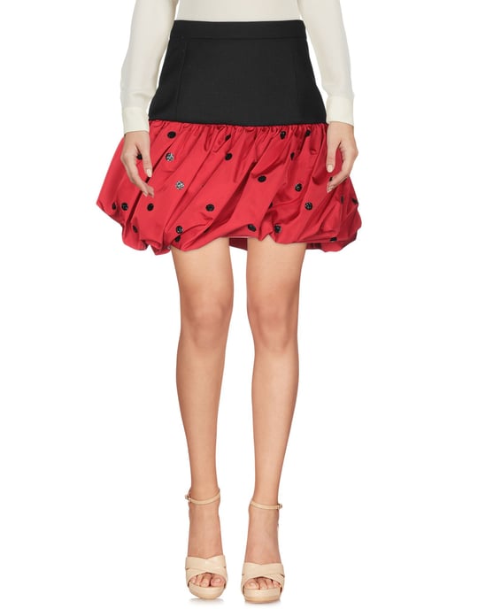 SKIRTS Woman Saint Laurent Red Silk