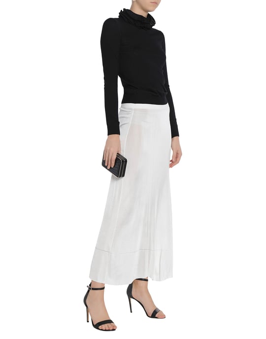 Calvin Klein Collection White Knit Skirt