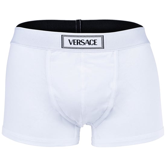 Versace Korte Trunk Jersey Katoen Topekaelastic Canete Logo Boxershorts - Image 1