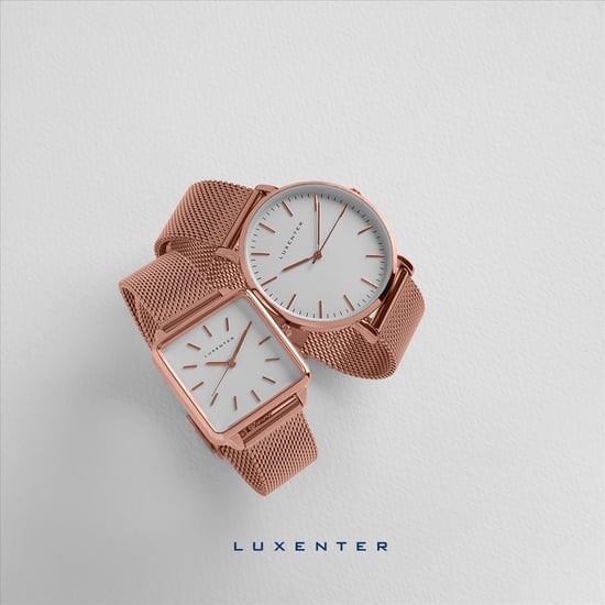 Luxenter tif-klocka 18K roséguldpläterad finish - Image 3
