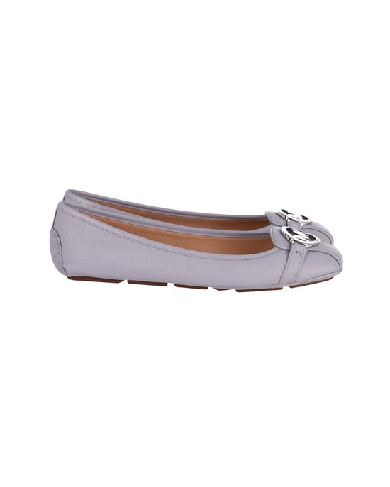 Michael Kors Fulton Mokasin Flat i Pastellblått Läder - Image 1