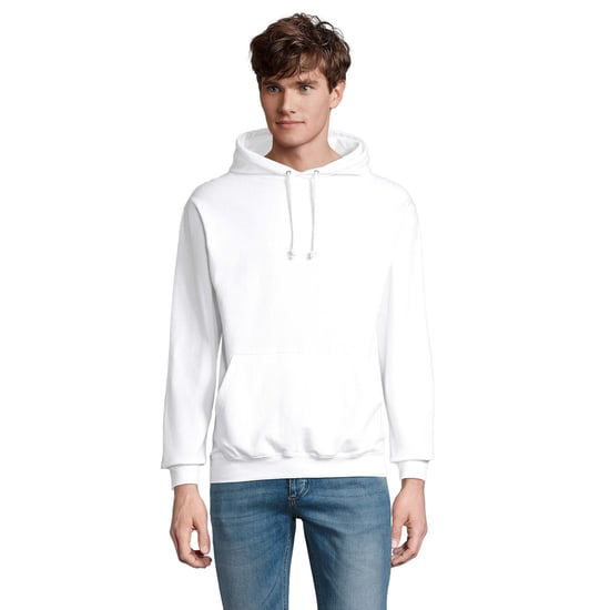 SOLS Unisex Condor Hoodie för vuxna (Vit) - Image 1