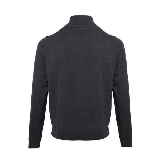 Premier Mens Zip Neck Sweatshirt (Charcoal)