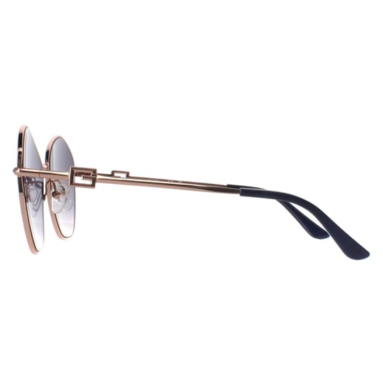 Guess Square Womens Shiny Grey Gold Smoke Gradient GU7907