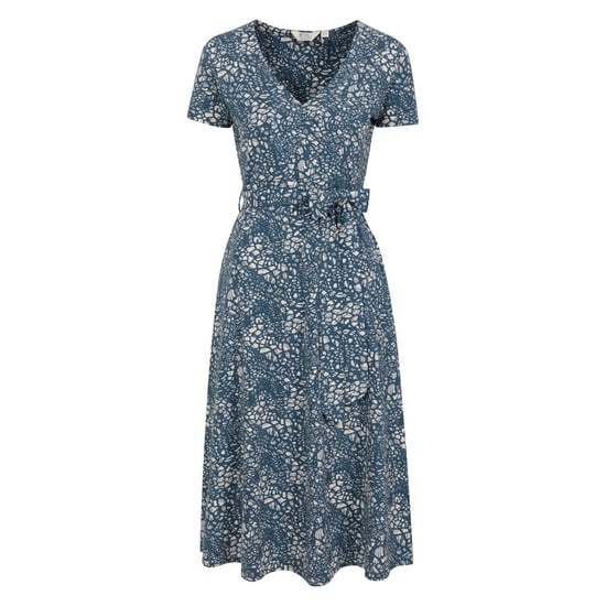 Mountain Warehouse Womens/Ladies Santorini Wrap Midi Dress (Dark Blue)
