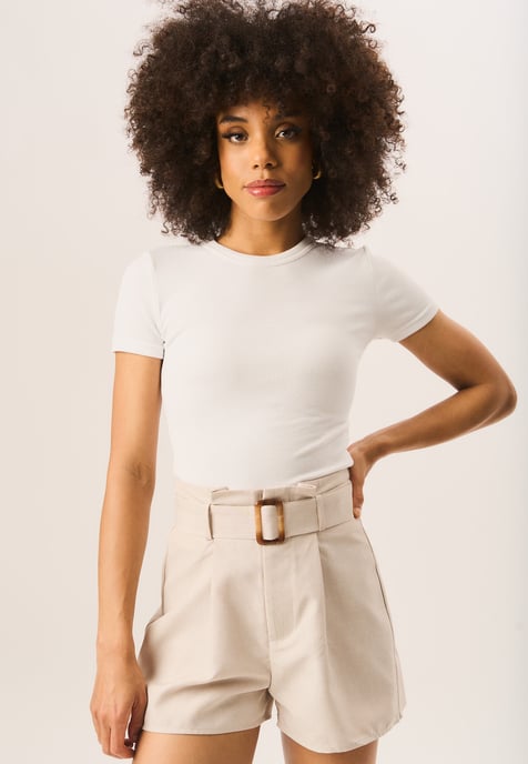 Belt Detail Shorts - Image 1