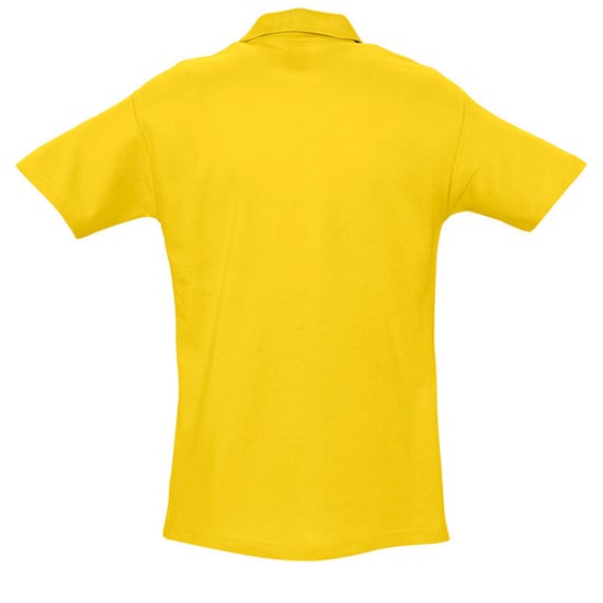 SOLS Heren Lente II Korte Mouw Zwaarlijvig Poloshirt (Goud) - Image 2